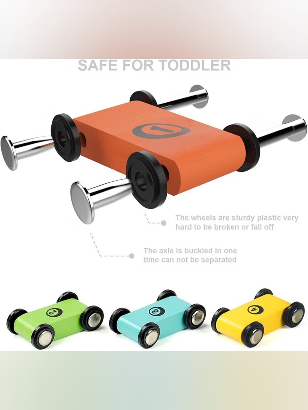 Top Bright wooden ramp racer toy - Picture 3 of 3